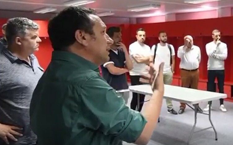 Reunión del cuerpo técnico del Girona